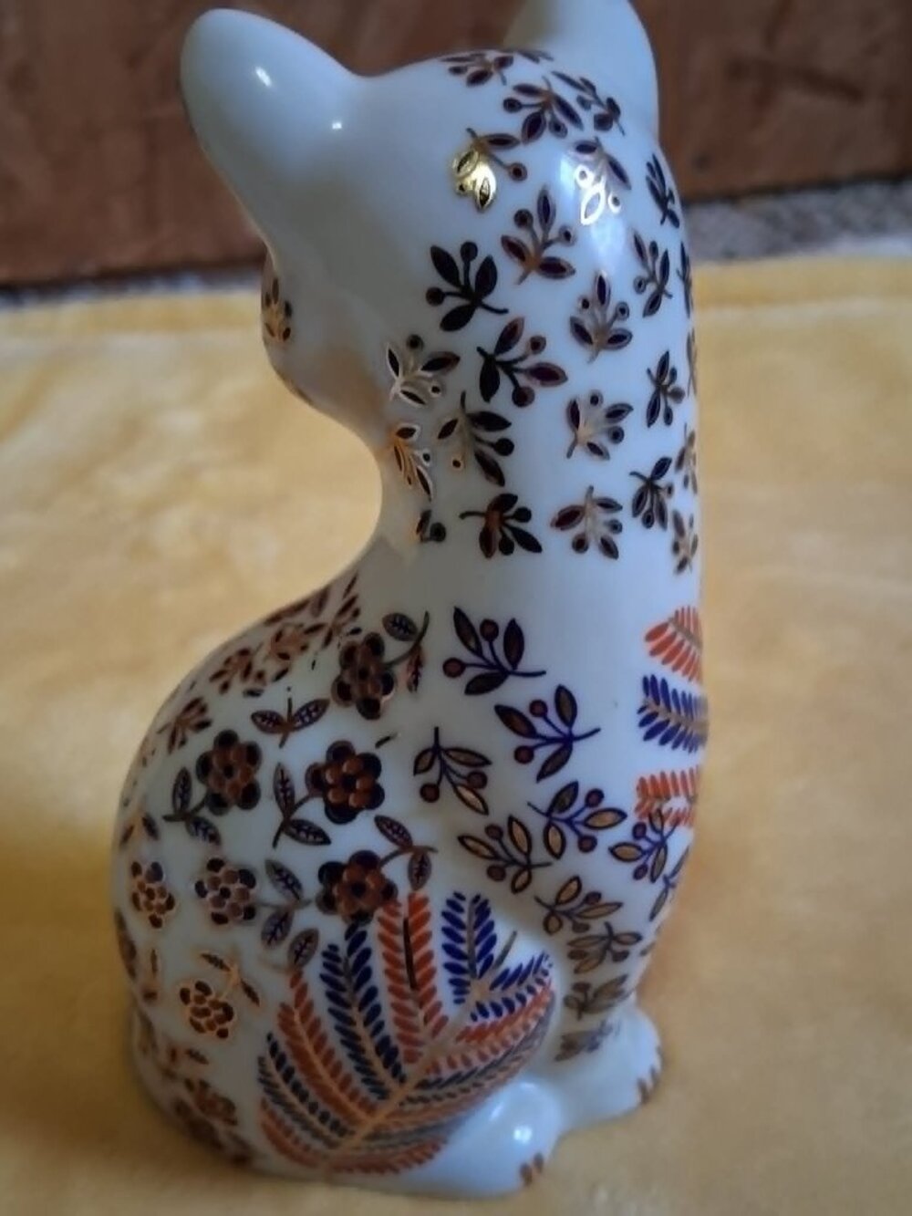CAT FIGURINE IMARI JAPANESE CAT - Picture 3 of 7